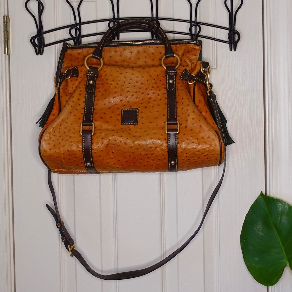 Dooney & Bourke Satchel- Vintage tan and brown